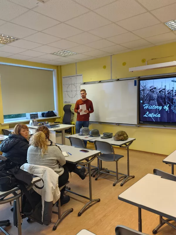 Nodarbība par Latvijas vēsturi